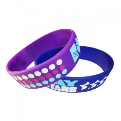 china personalized silicone wristbands bracelet 1 inch silicone rubber bands