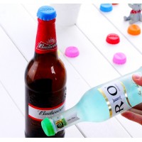 Custom bottles cap for wine rubber silicone beer savers with your own logo difference colors