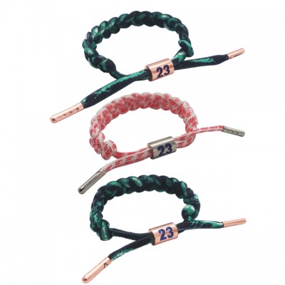 2019 newest sport Basketball stars number 23 wristband adjustable Braided Bracelet