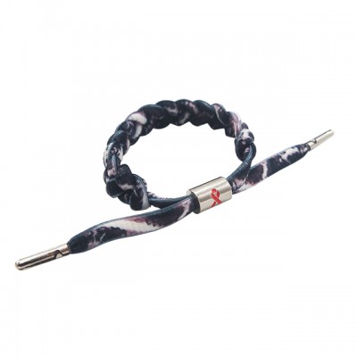 custom sport shoe lace bracelet for AIDS people factory price