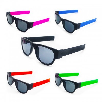 New design custom slap bracelet sunglasses sun glasses