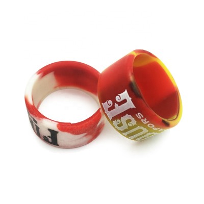 cheapest price wholesale custom silicone wristbands rubber finger ring