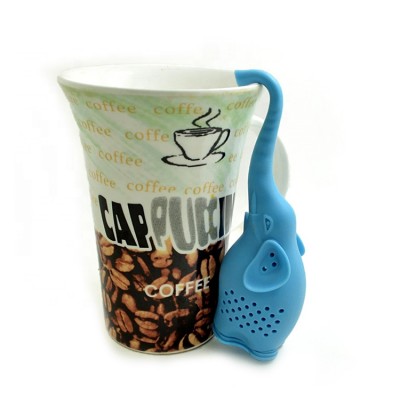 Wholesale customizable elephant shape animals tea infuser